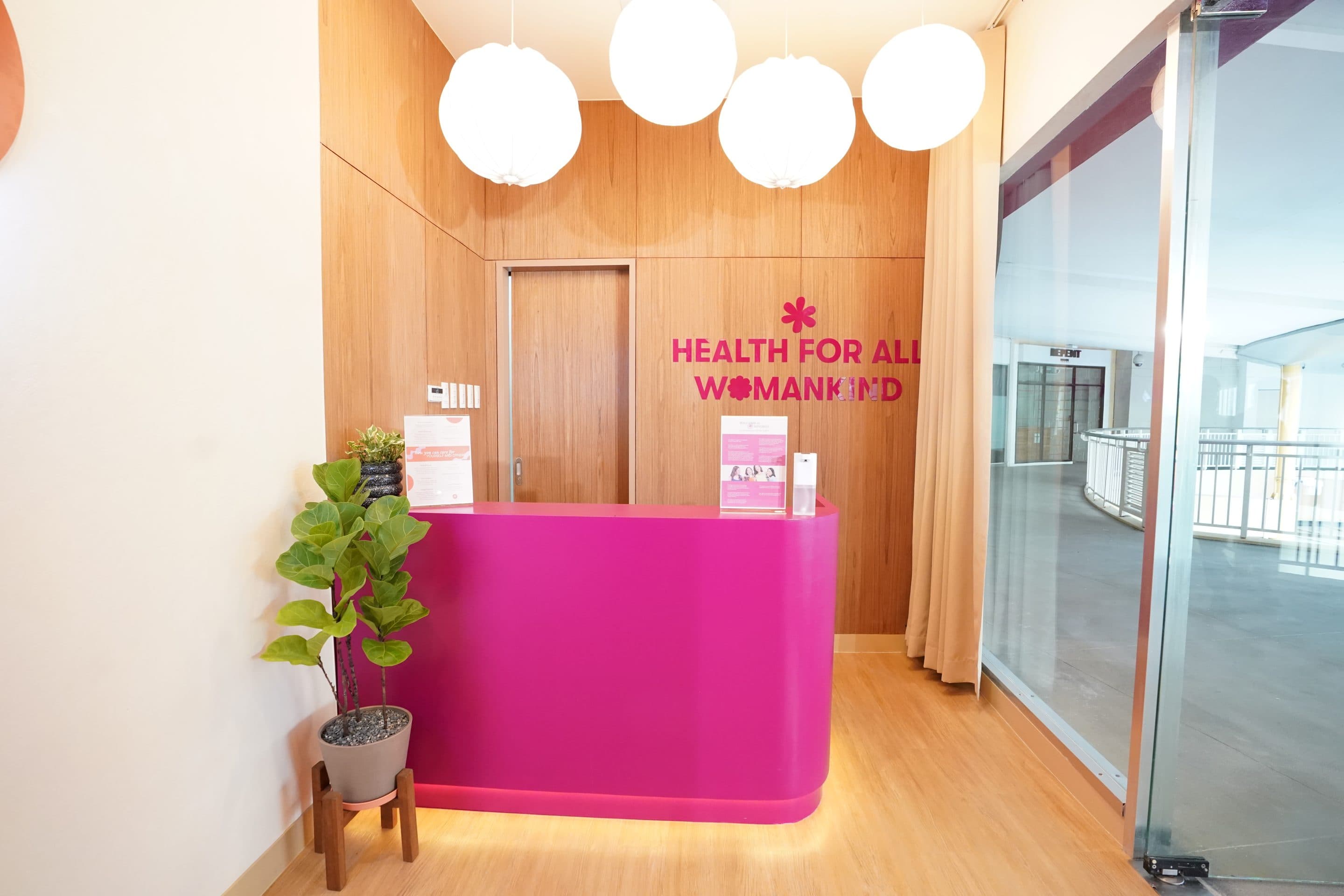 The Kindred clinic reception in Serendra